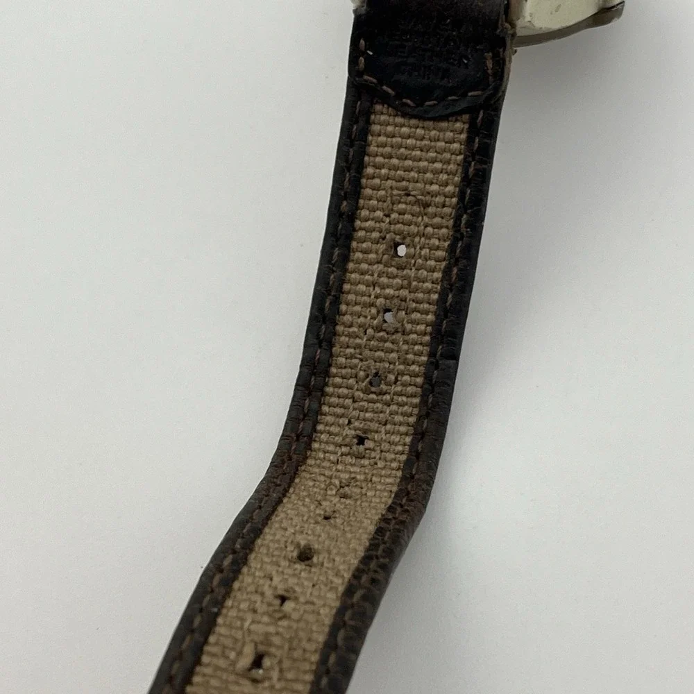 Vtg Timex Expedition‎ Watch Women Indiglo 32mm Gold Tone Leather- New Battery